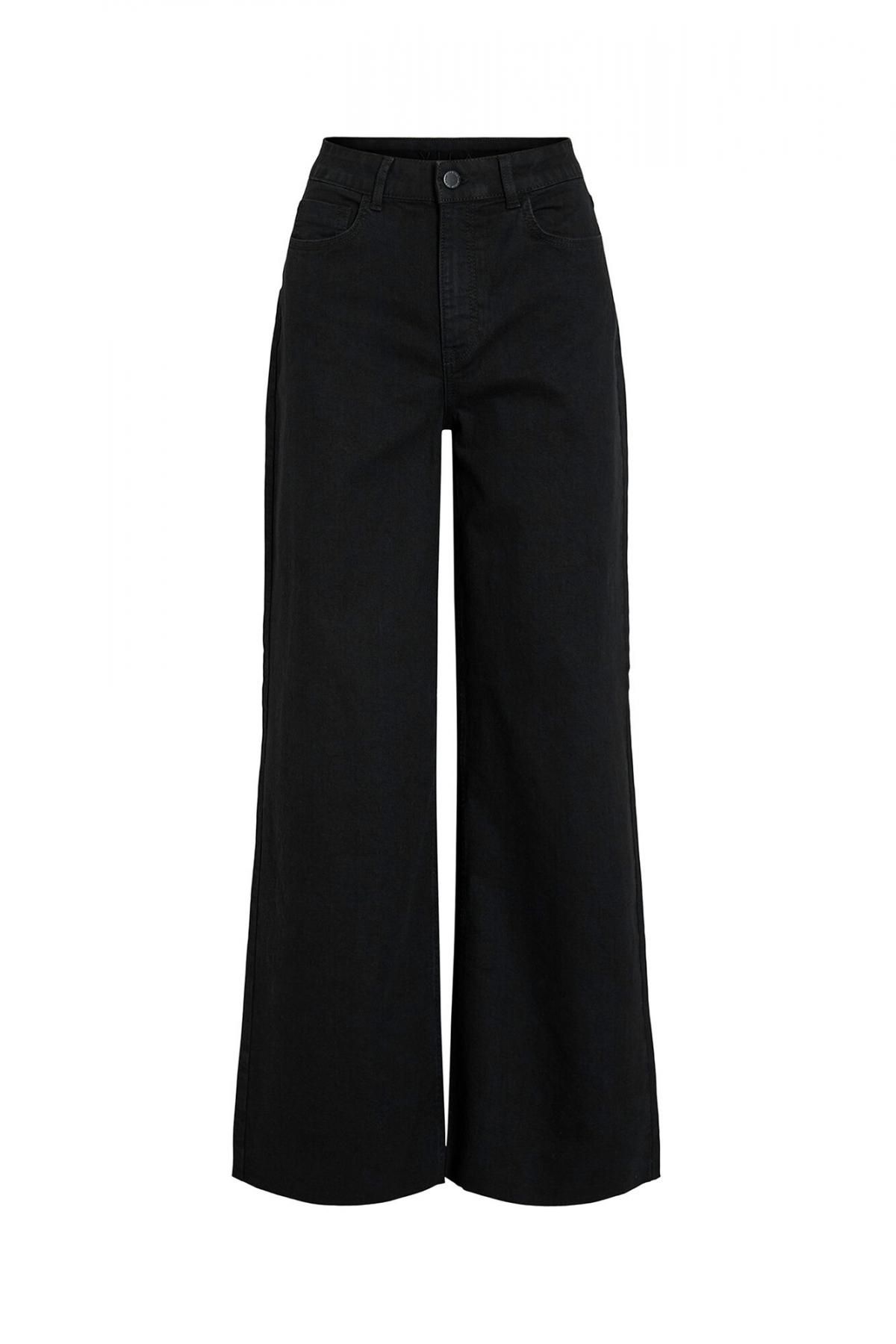 빌라 하이웨이스트 와이드핏 데님 팬츠 5942257 NEGRO - 상세 이미지 5