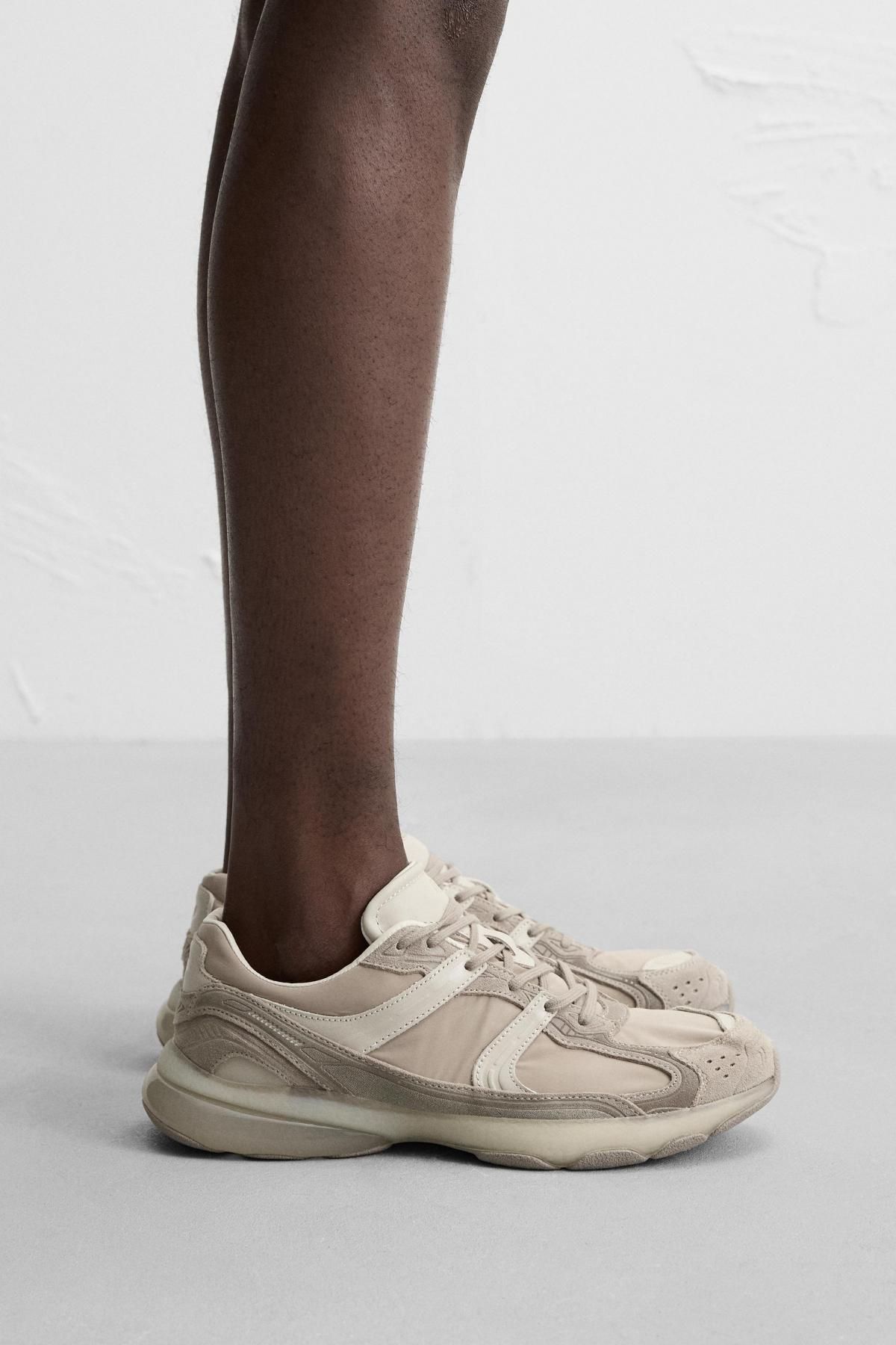 자라 베이지 청키 러닝 스니커즈 2345/520 TAUPE GREY - 상세 이미지 2