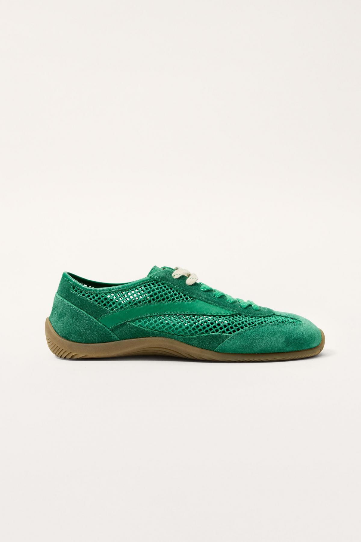 자라 레트로 테크니컬 그린 스니커즈 2270/620 GREEN - 메인 이미지