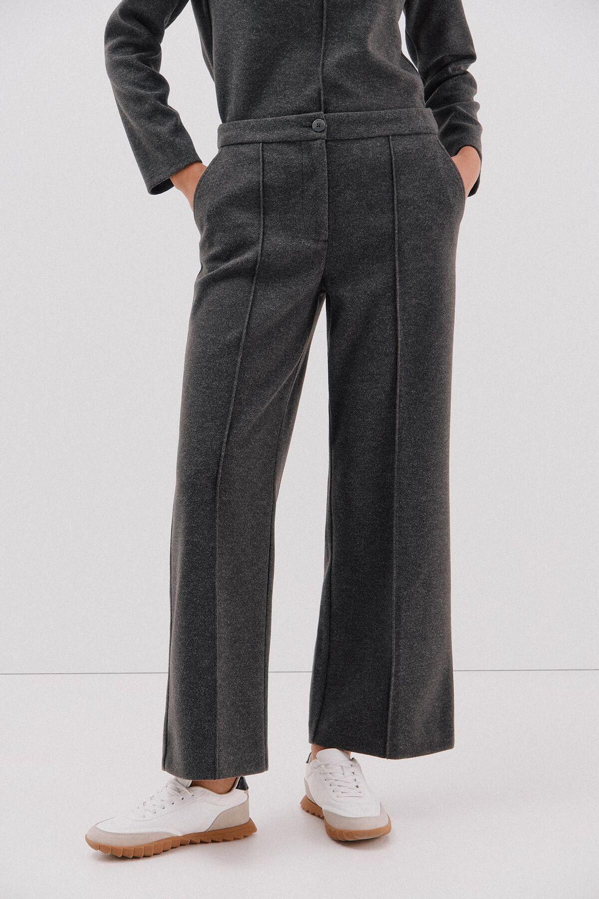 꼬르떼피엘 컴포트 소프트 와이드 팬츠 8722330 GRIS OSCURO - 상품 이미지