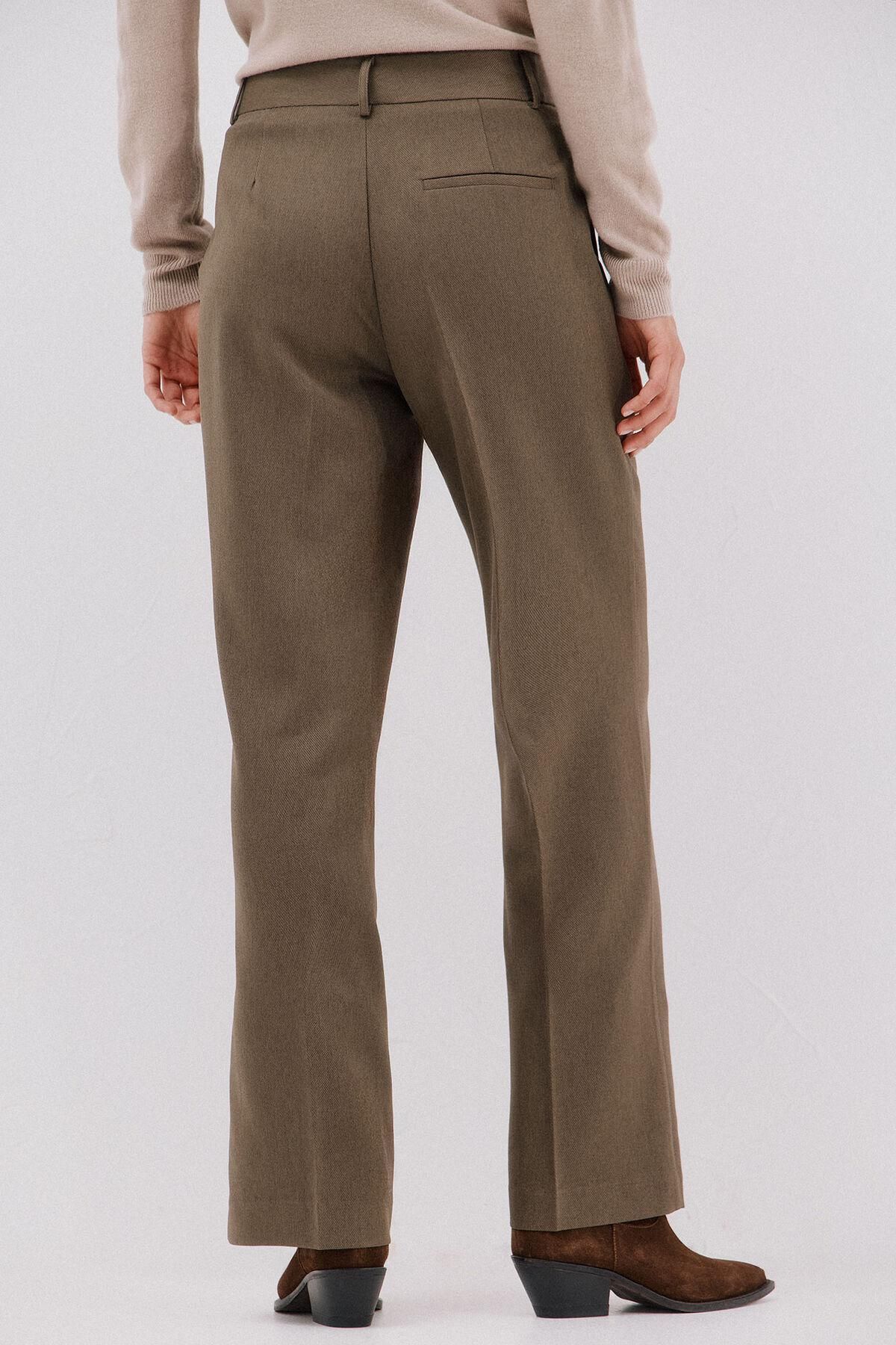 꼬르떼피엘 클래식 플레어 슬랙스 팬츠 8292552 KAKI - 상세 이미지 4