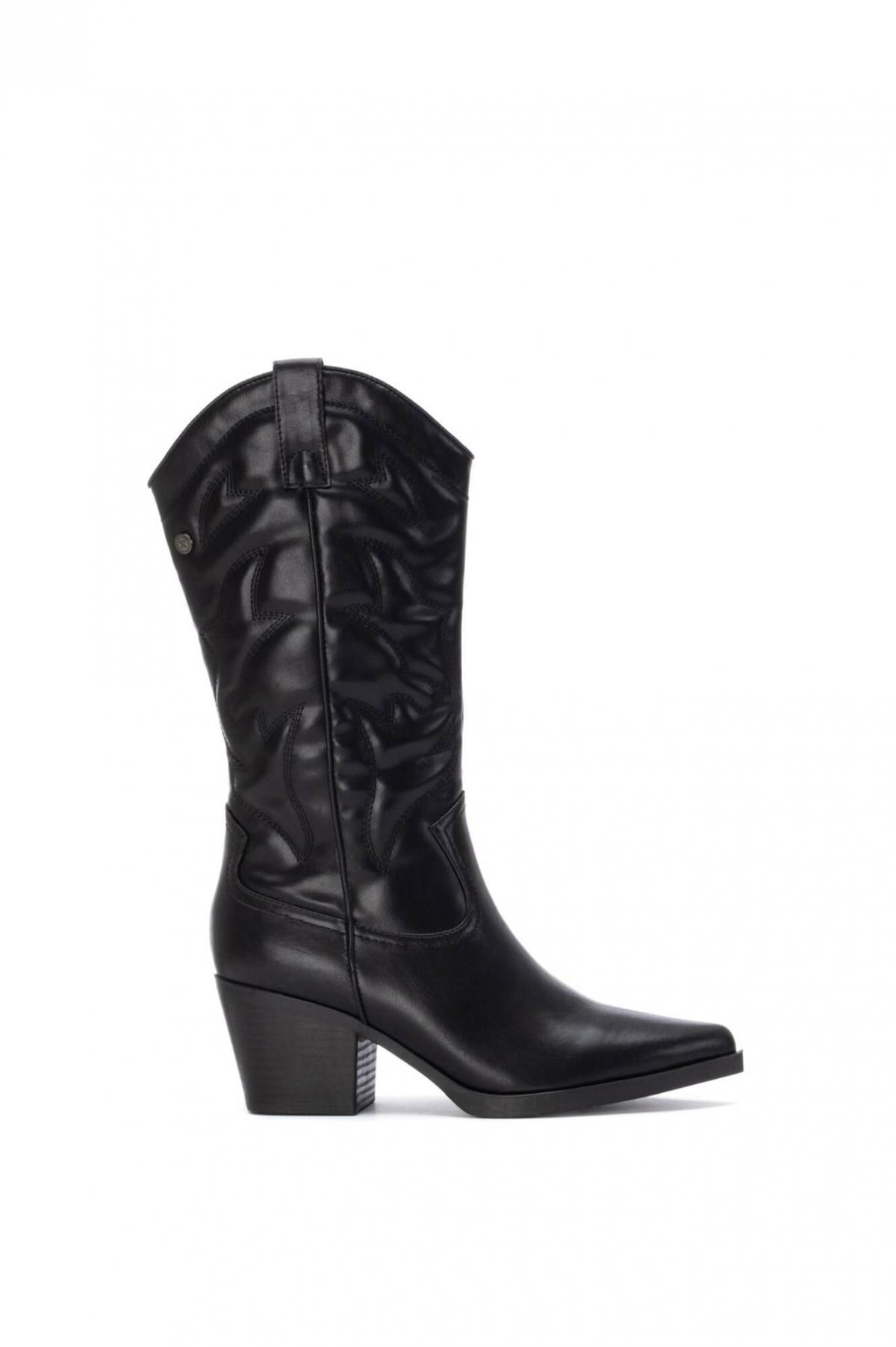 엑스티아이 웨스턴 메탈릭 카우보이 미들 부츠 1522750 NEGRO - 상품 이미지