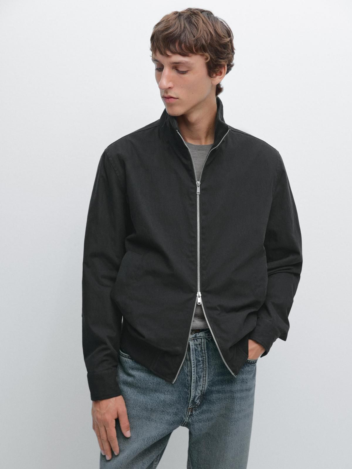 마시모두띠 테크니컬 엘보우패치 블루종 재킷 3134/423 NAVY BLUE - 상품 이미지