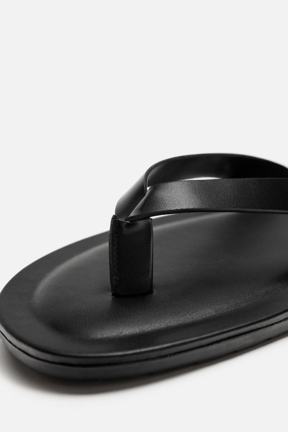 자라 베이직 블랙 스트랩 샌들 2750/620 BLACK - 상세 이미지 5