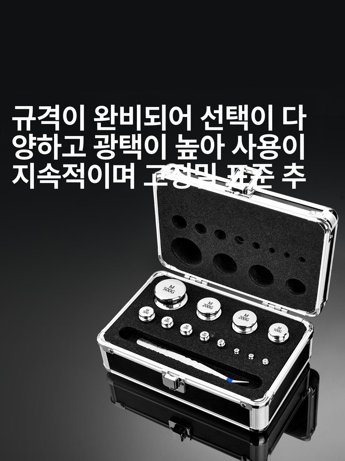 산업용 저울추 무게추 분동 세트 - 상세 이미지 4