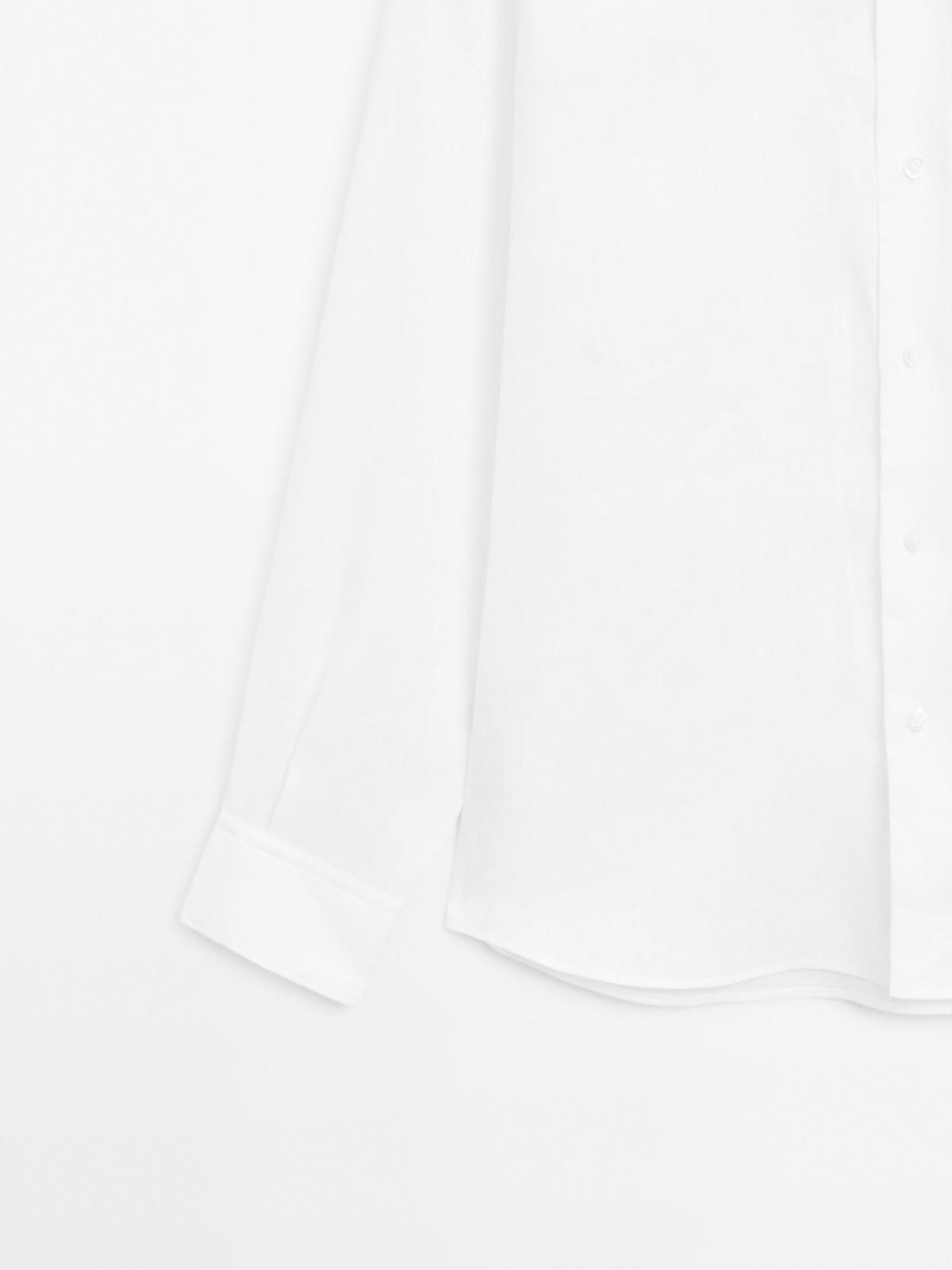 마시모두띠 리넨 슬림핏 긴팔 셔츠 0179/724 WHITE - 상세 이미지 2