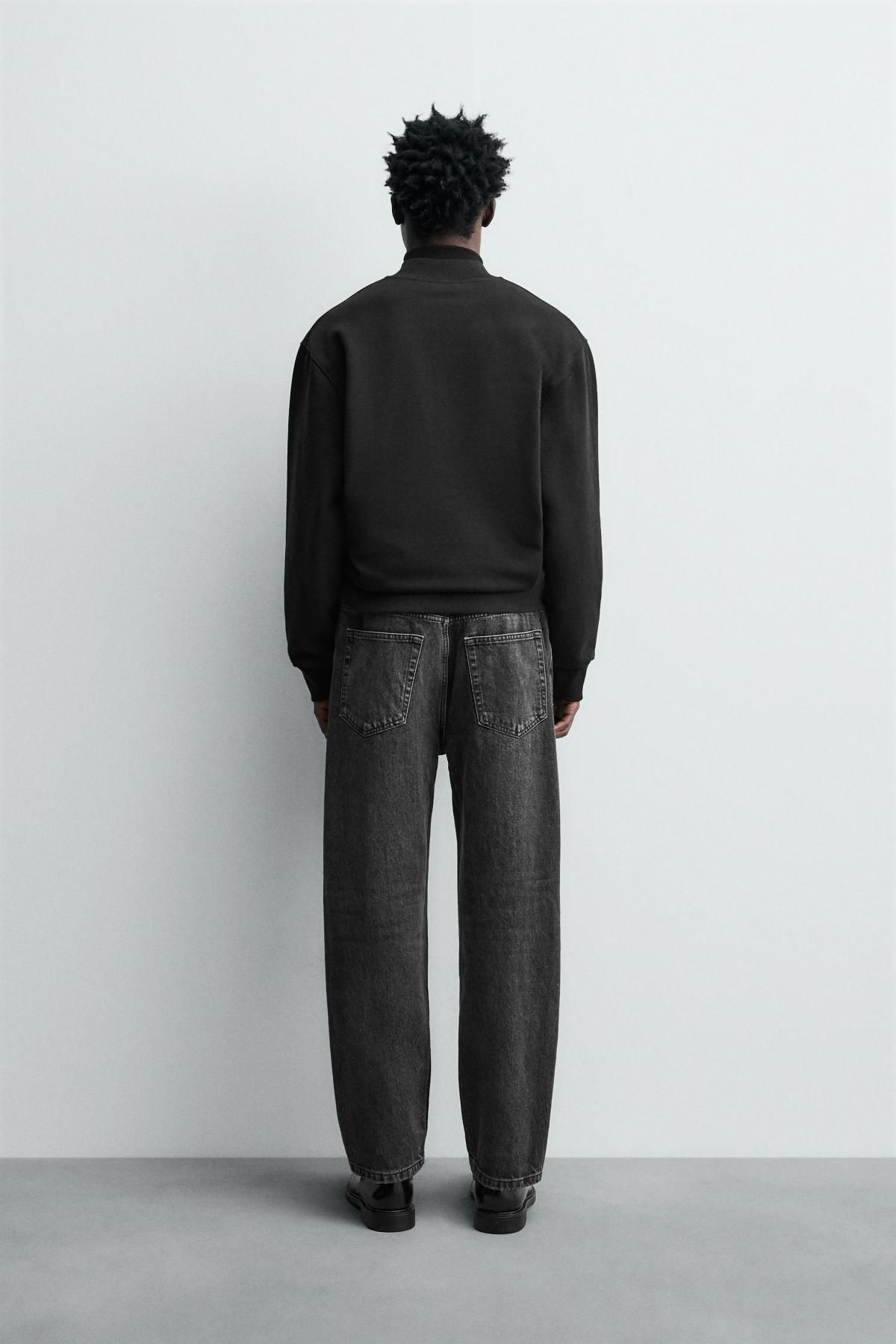 자라 스트레이트핏 블랙 데님 진 3991/309 BLACK - 상세 이미지 4