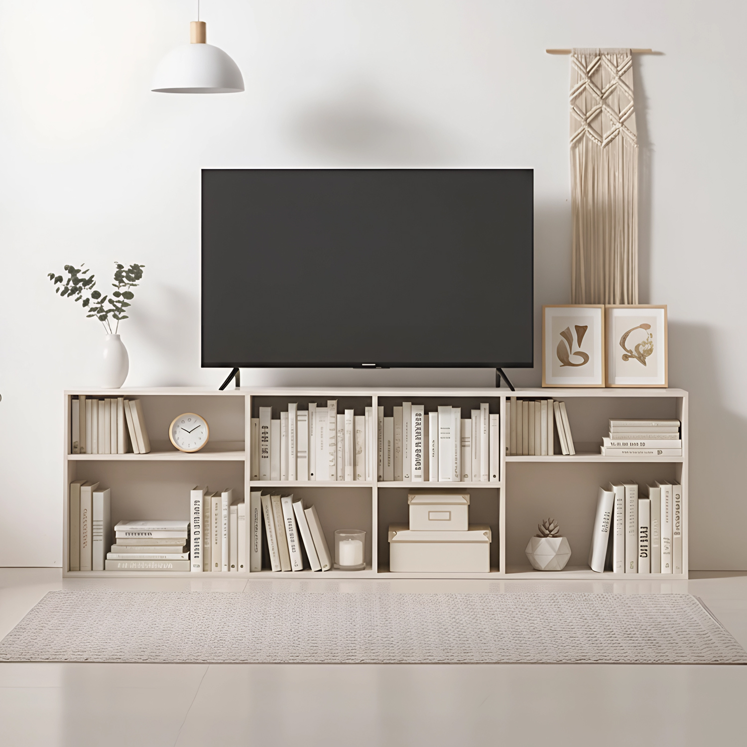 티비 선반 거실 TV 장식장 티비 책장 선반 거실장 2000