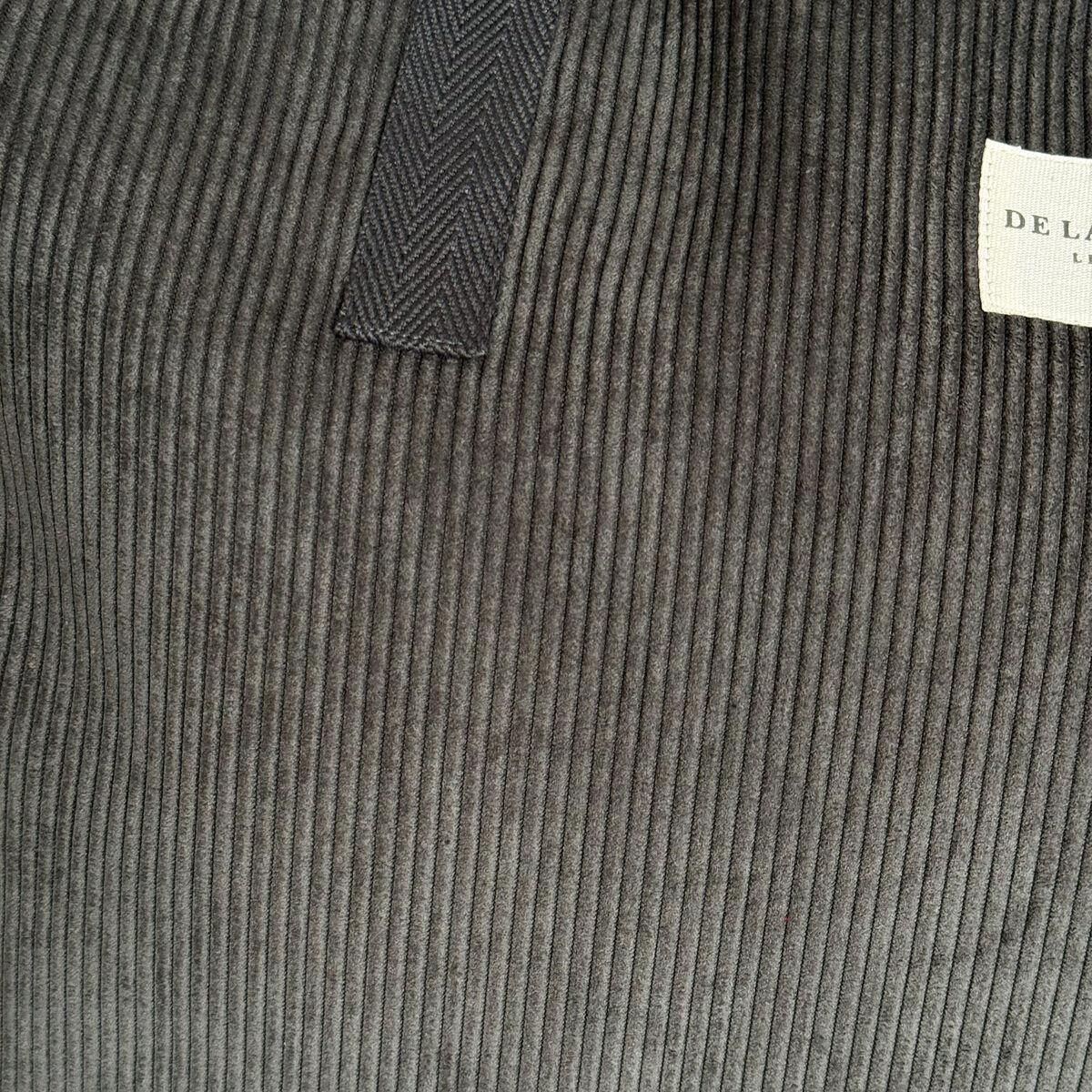 데라무르 다크그레이 코듀로이 위켄드 토트백 6622562 GRIS - 상세 이미지 3