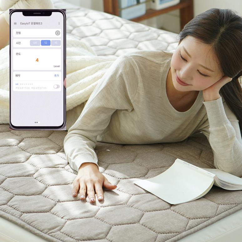 미니 싱글 침대 전기요 임산부 카본매트 세탁가능 전기요