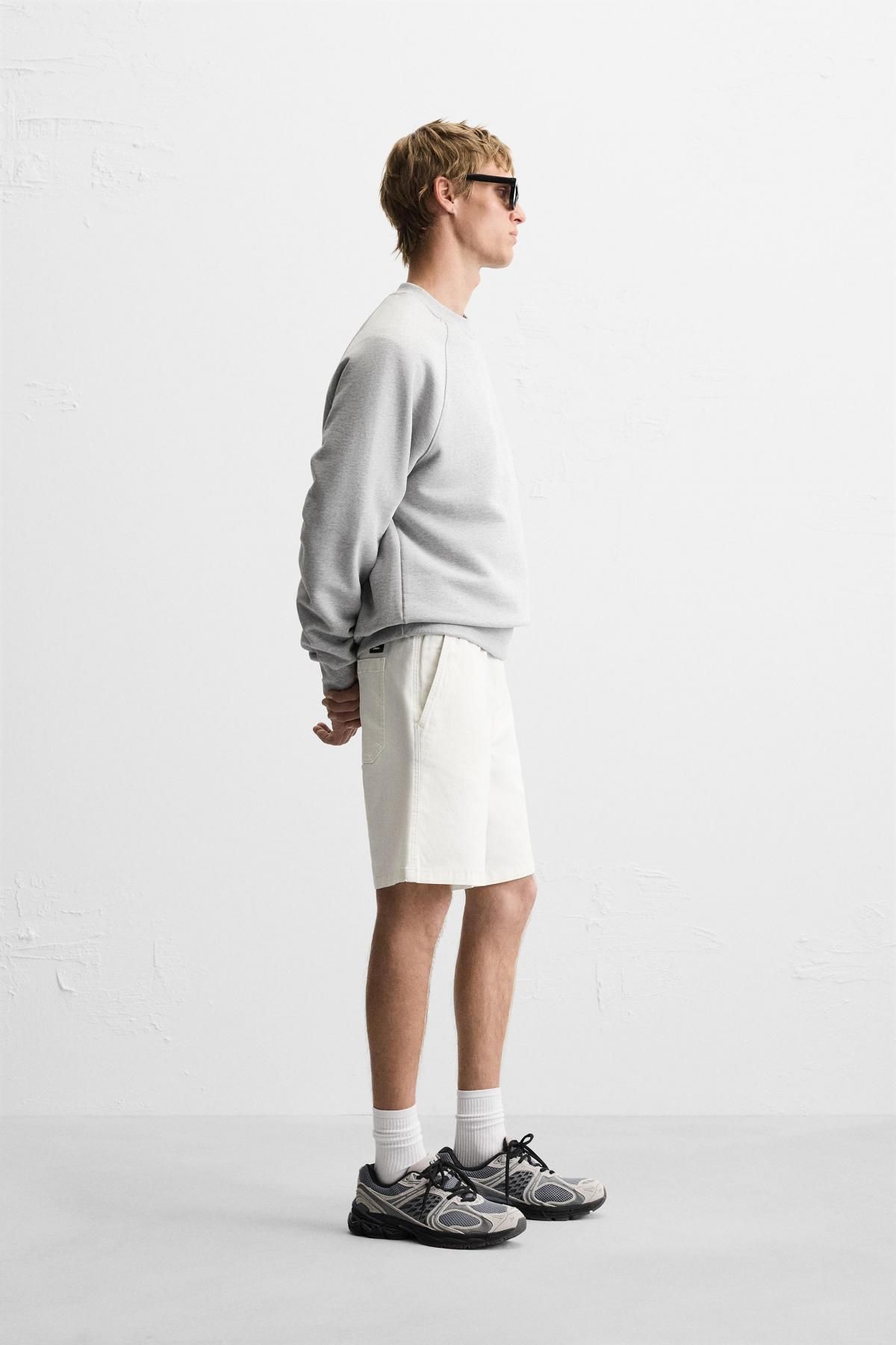자라 릴렉스핏 버뮤다 쇼츠 9252/406 STONE - 상세 이미지 5