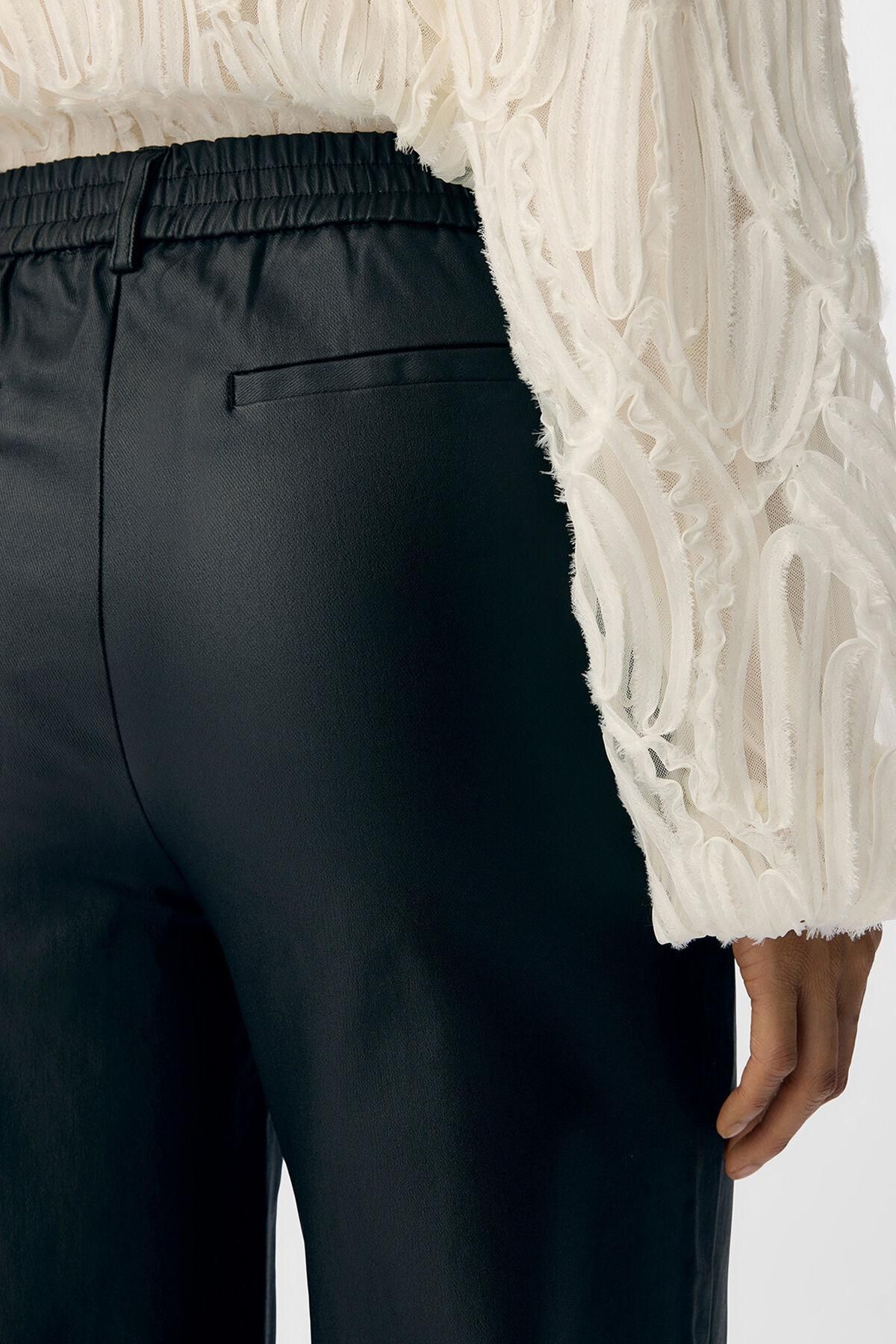 오브젝트 테크니컬 에코 레더 와이드 팬츠 6398254 NEGRO - 상세 이미지 3