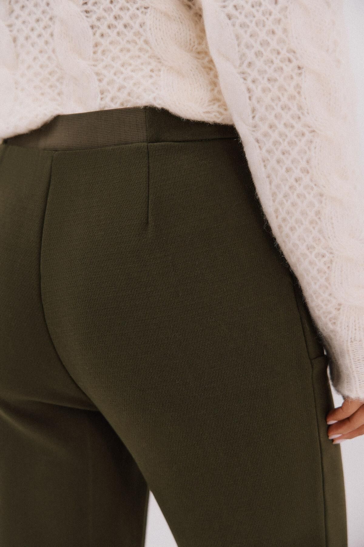 꼬르떼피엘 컴포트 스트레치 여성 슬랙스 팬츠 8722324 KAKI - 상세 이미지 5