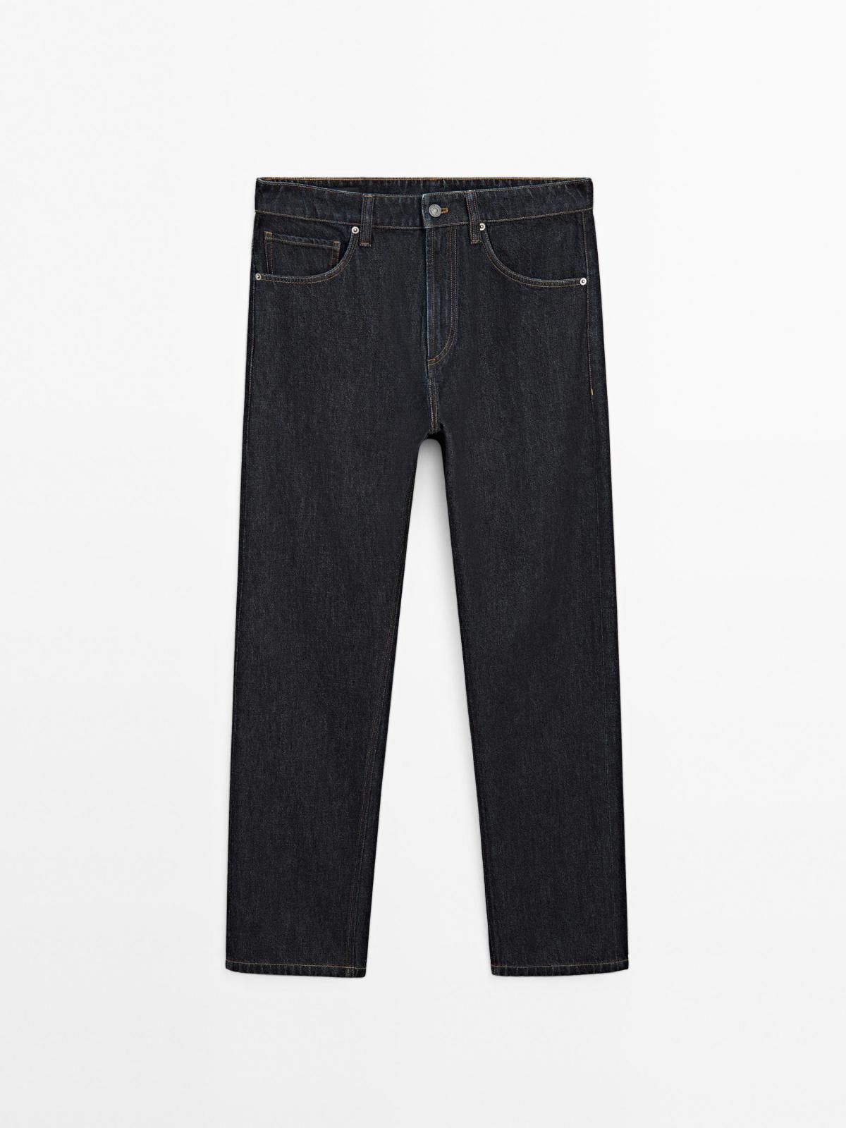 마시모두띠 와이드핏 데님 릴랙스 진 0306/146 NAVY BLUE - 상세 이미지 4