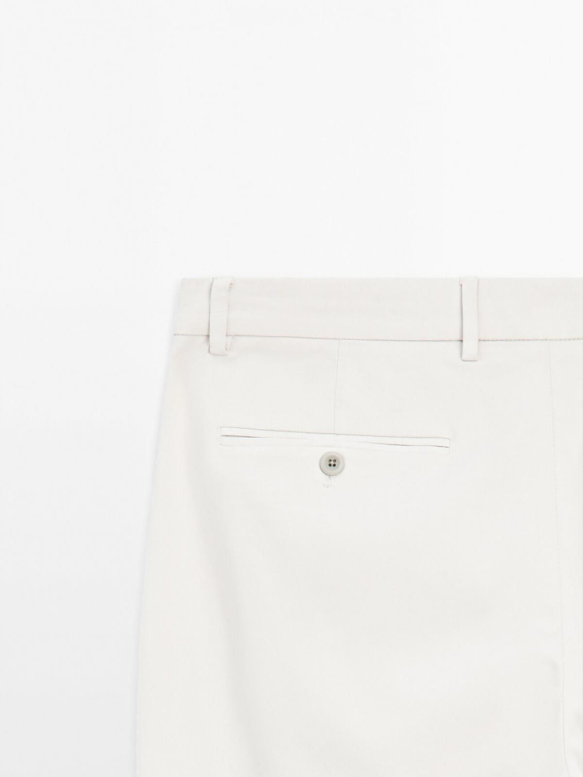 마시모두띠 미니멀 슬림핏 코튼블렌드 슬랙스 팬츠 0003/006 GREY - 상세 이미지 2