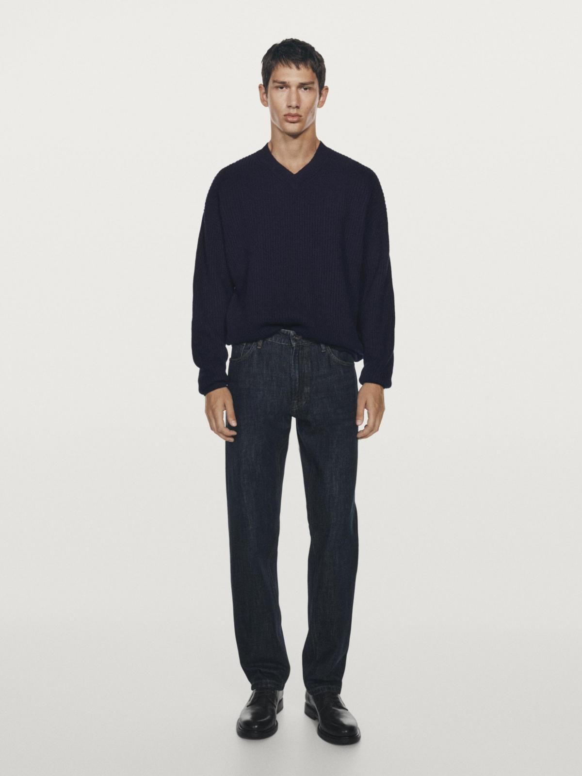 마시모두띠 테이퍼드핏 데님 청바지 0301/118 NAVY BLUE - 상세 이미지 2