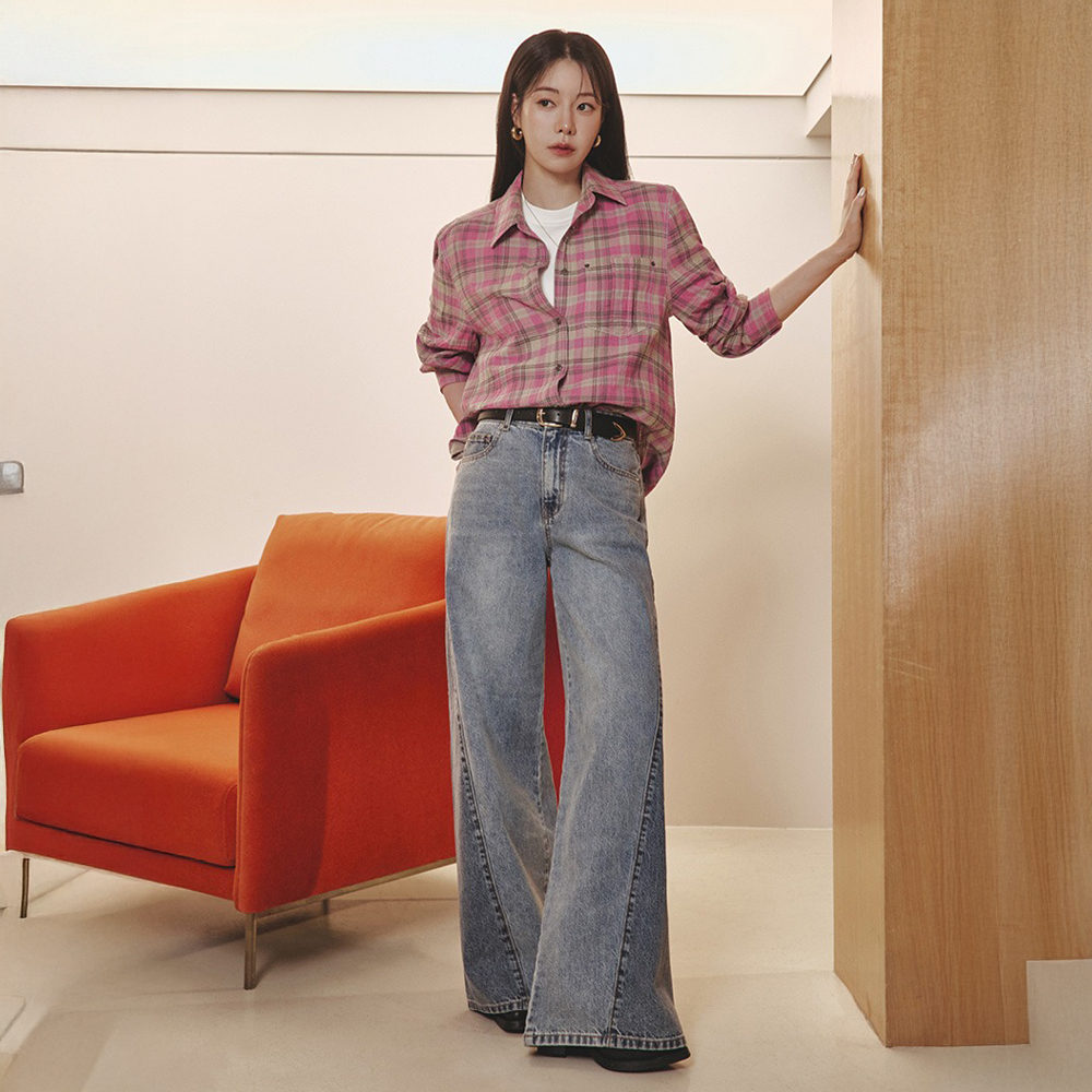 25FW 컨투어링 와이드 데님 - 상세 이미지 3