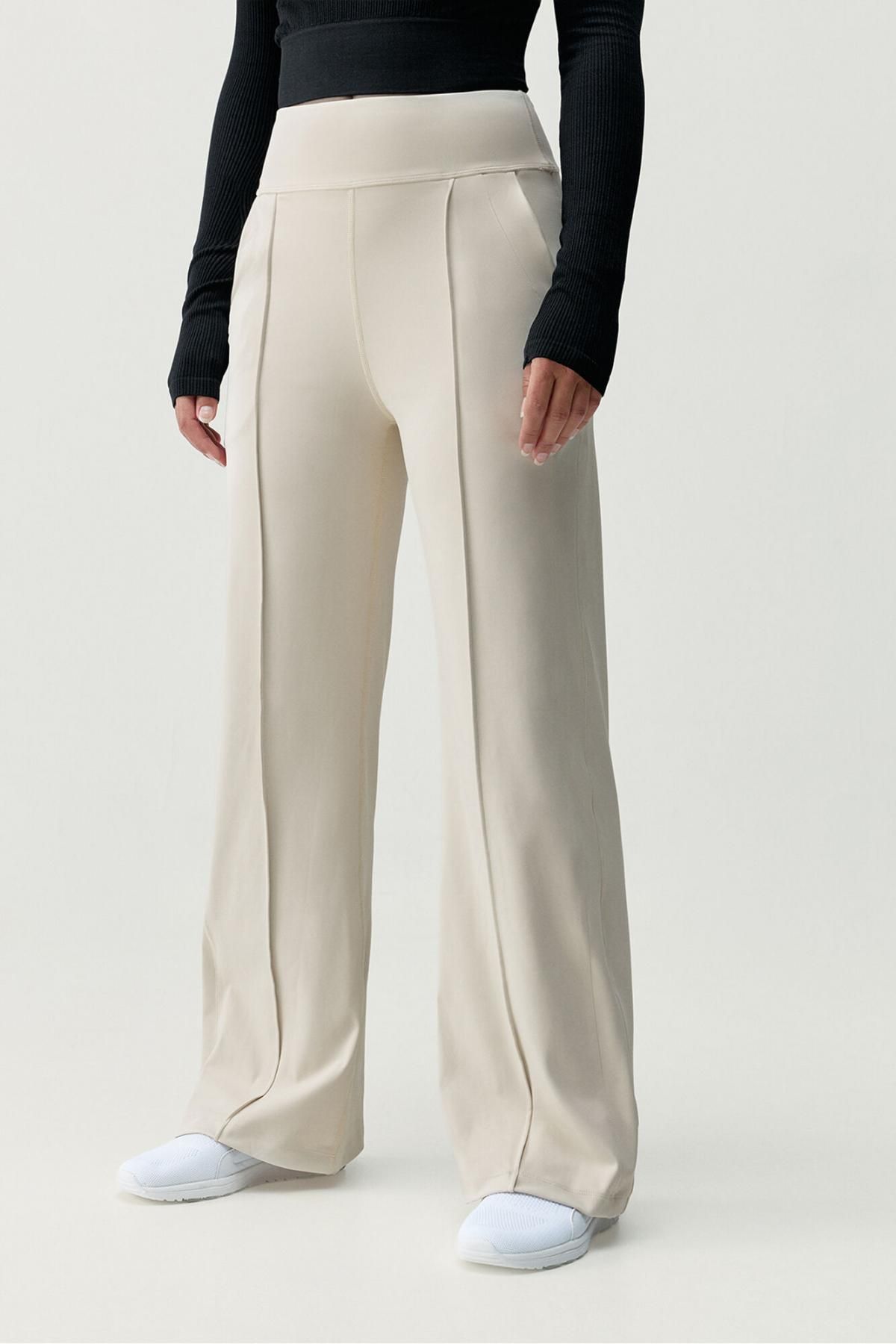 본리빙요가 테크니컬 와이드핏 팬츠 아이보리 8182787 MARFIL - 상품 이미지