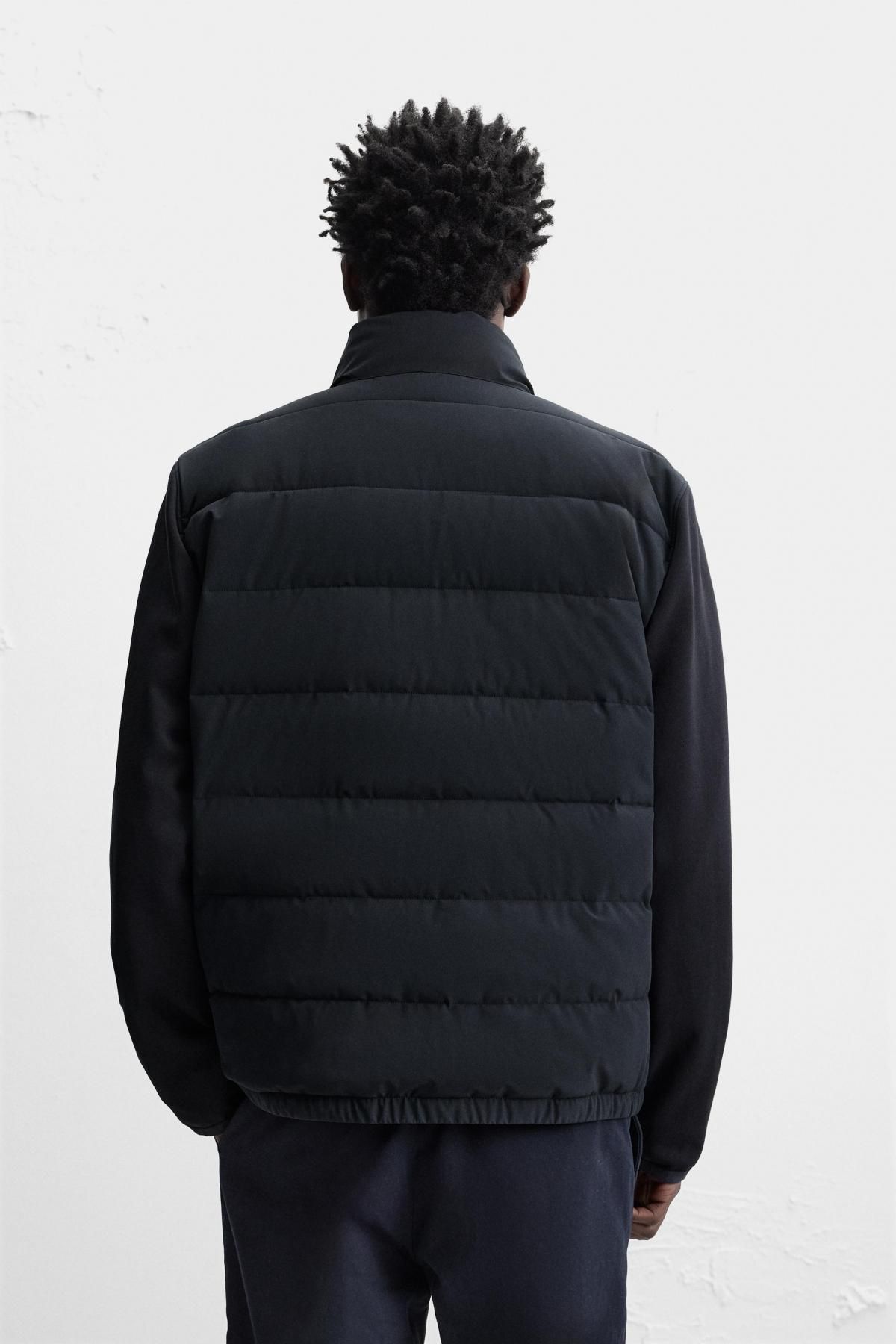 자라 테크니컬 경량 패딩 재킷 8574/800 NAVY BLUE - 상세 이미지 4