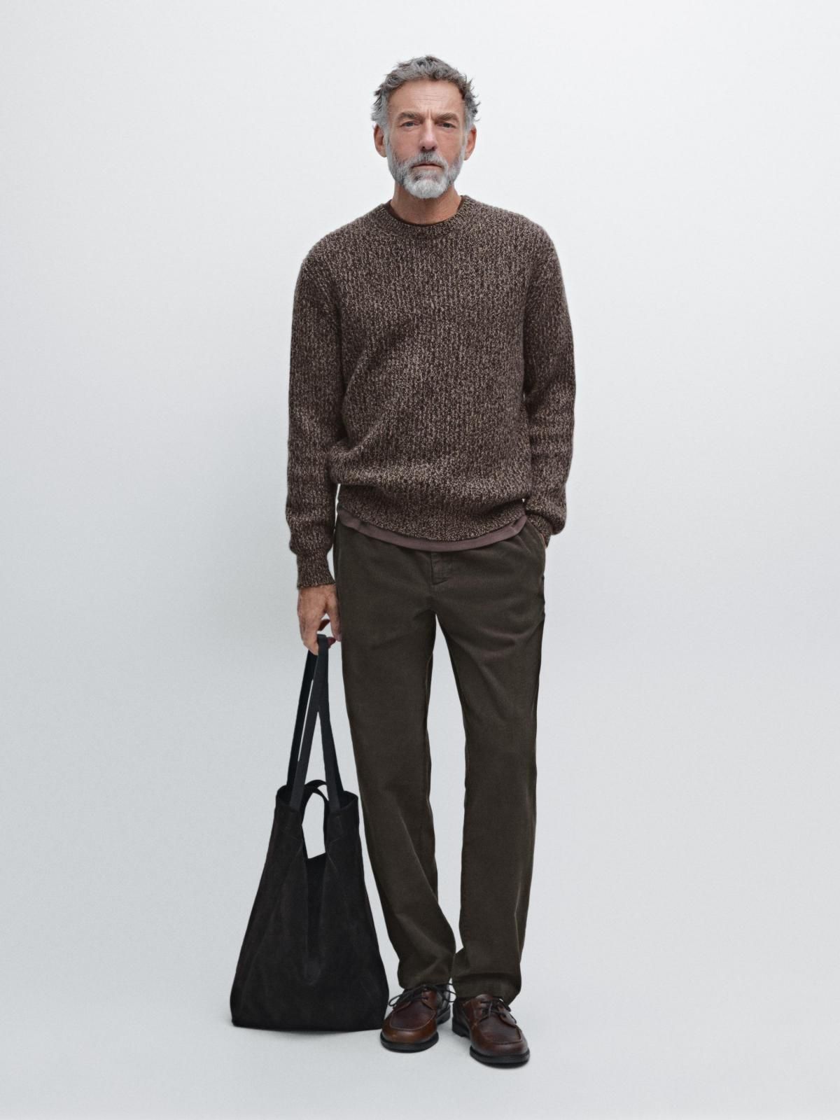 마시모두띠 코듀로이 테크니컬 스트링 조거핏 팬츠 0030/011 BROWN - 상세 이미지 2