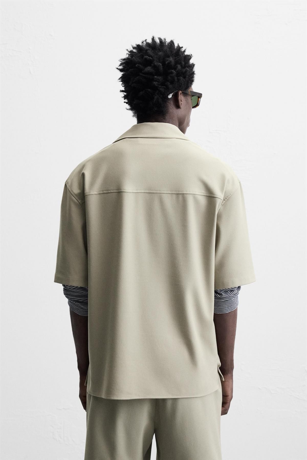 자라 컴포트 집업 폴로셔츠 6861/695 APPLE GREEN - 상세 이미지 4