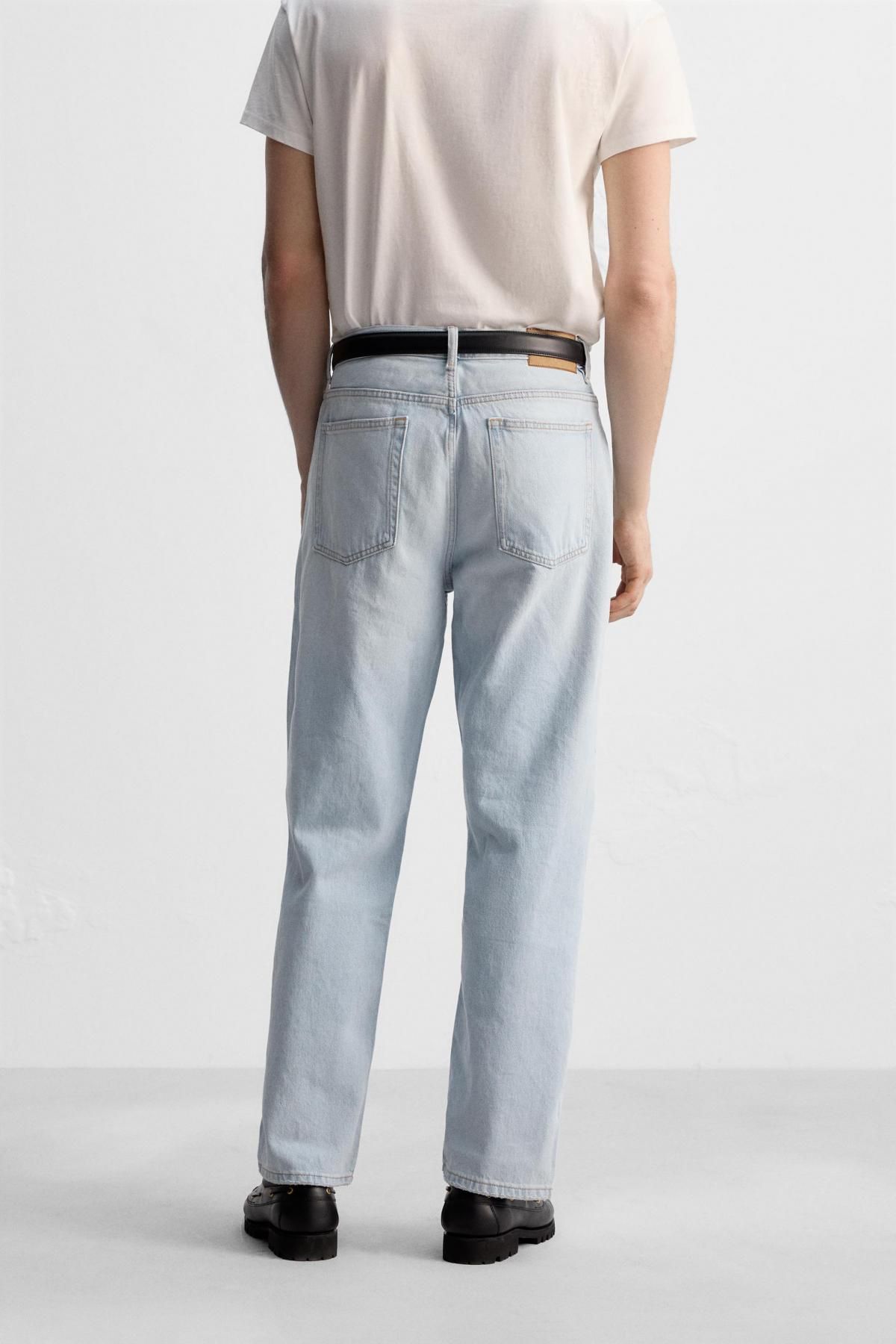 자라 스트레이트핏 진 8062/410 LIGHT BLUE - 상세 이미지 3