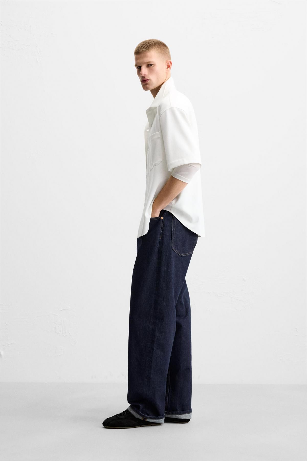 자라 컴포트 오버셔츠 3090/550 OYSTER-WHITE - 상세 이미지 5