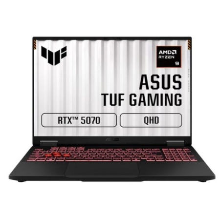 ASUS 에이수스 2025 TUF 게이밍 A16, RTX 5070, JaegerGray, 512GB, 16GB, Free DOS, FA608PP-QT028