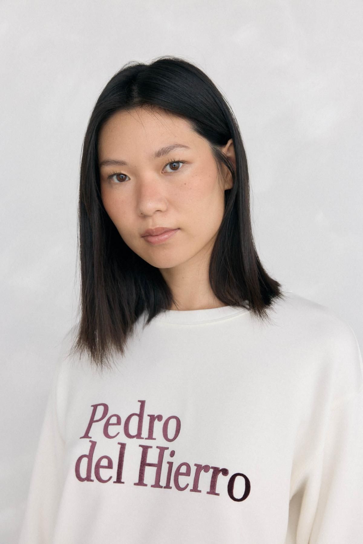 페드로 델 이에로 소프트 로고 긴팔 티셔츠 2522679 CRUDO - 상세 이미지 2