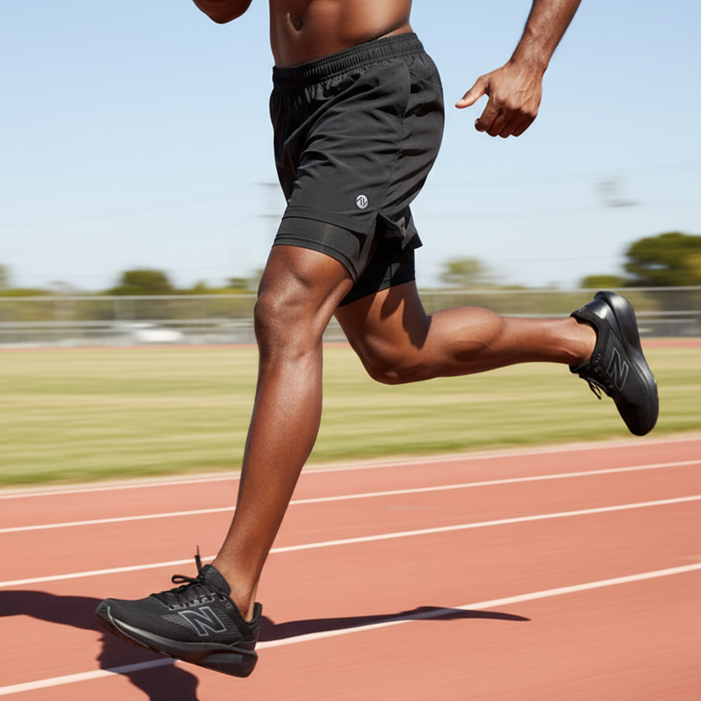 남자 여성 2in1 러닝 쇼츠 반바지 런닝 팬츠 운동복 짐웨어 바지 제품 이미지