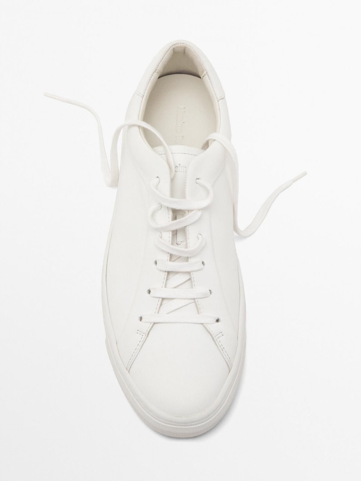 마시모두띠 스플릿 스웨이드 스니커즈 2161/450 WHITE - 상세 이미지 3