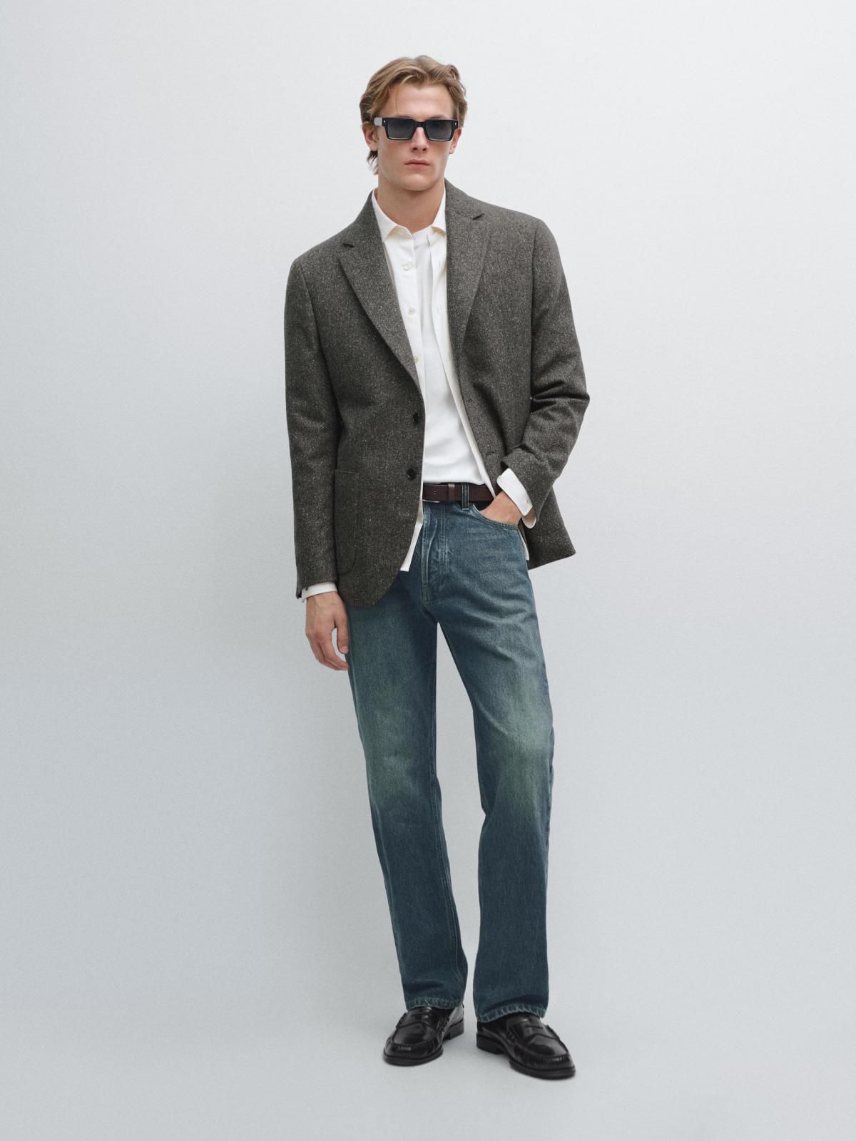 마시모두띠 이탈리안 데님 스트레이트핏 진 0305/143 MEDIUM BLUE - 상세 이미지 2