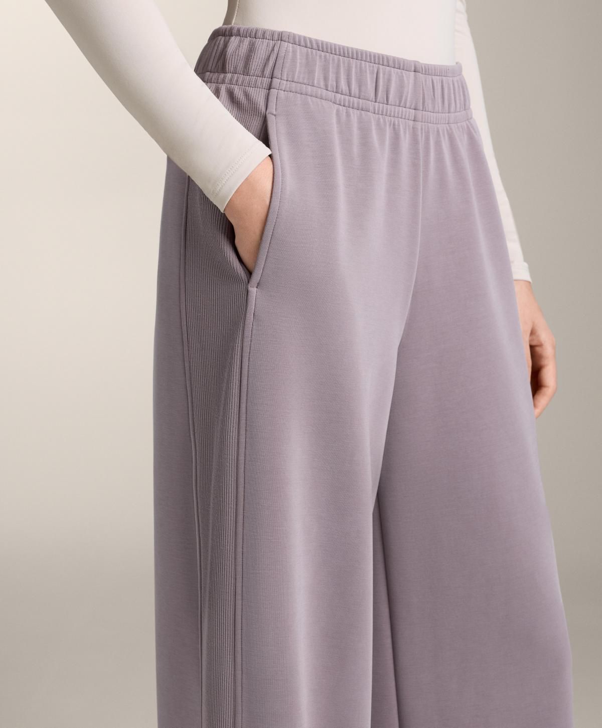 오이쇼 모달 테크니컬 스트레이트핏 와이드 팬츠 1279/838 DUSTYLILAC - 상세 이미지 5