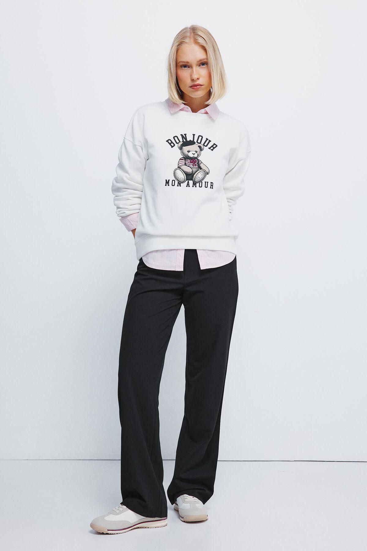 스프링필드 테일러드 스트레이트 슬랙스 팬츠 6832085 NEGRO - 상세 이미지 2