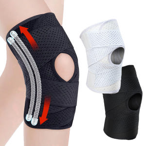 러닝 등산 무릎보호대 무릎 뒤쪽통증 안쪽통증 시니어 보호대 운동러 솔직 후기 | 실사용 리뷰 - 상품 이미지 2