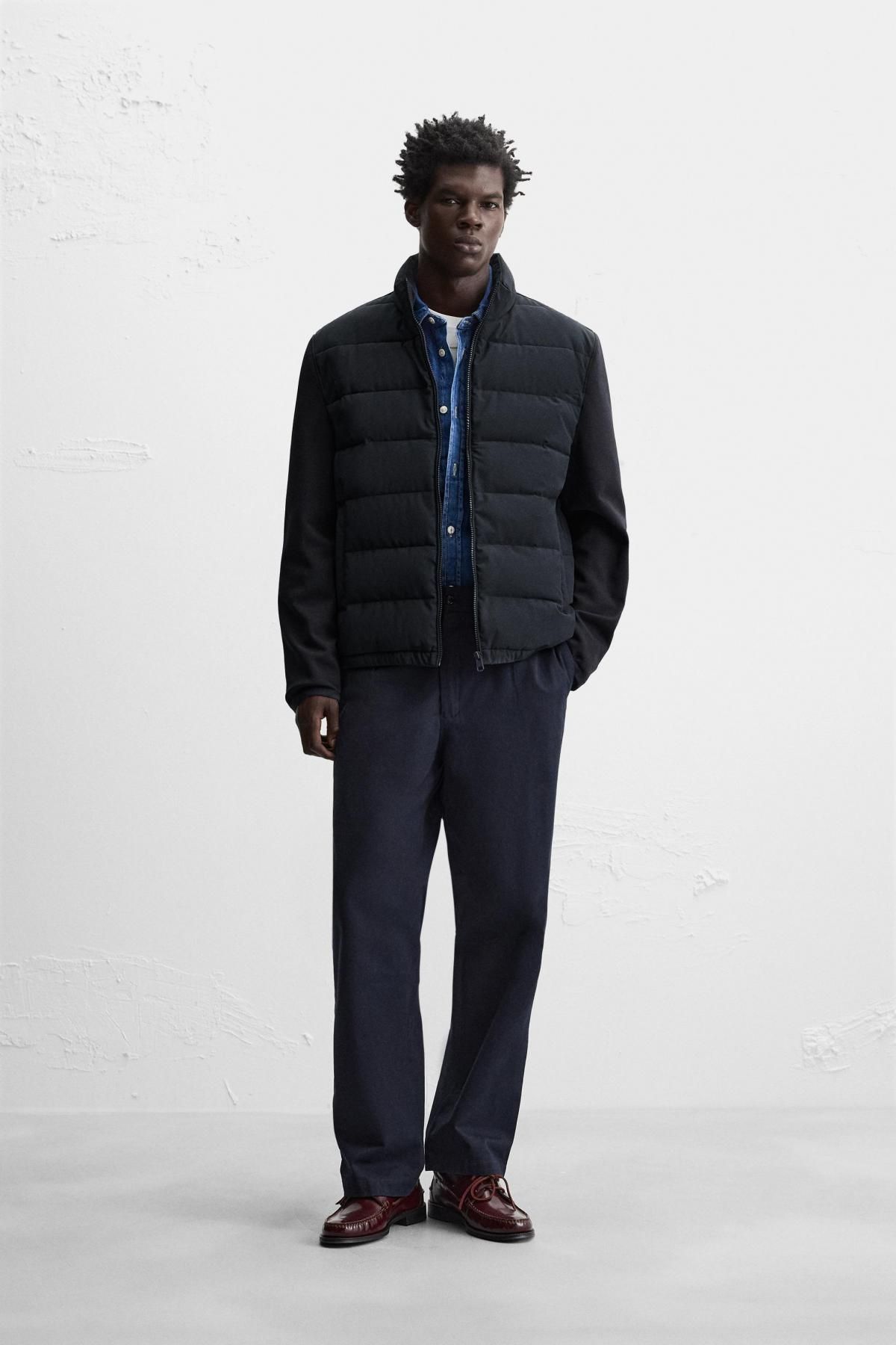 자라 테크니컬 경량 패딩 재킷 8574/800 NAVY BLUE - 상세 이미지 2
