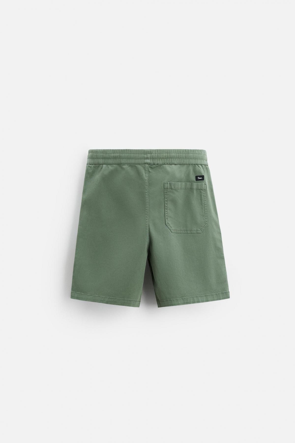 자라 릴렉스핏 버뮤다 쇼츠 9252/406 GREEN 이미지 6