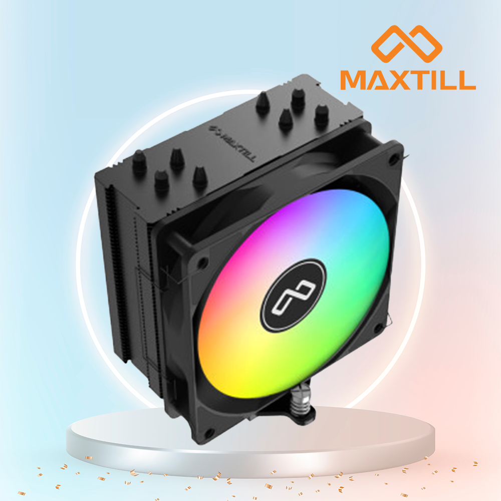 맥스틸 MAX400 ARGB CPU 공랭쿨러 블랙 - 메인 이미지