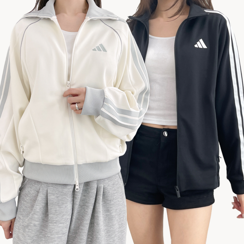 아디다스 져지 저지 트랙탑 블랙 화이트