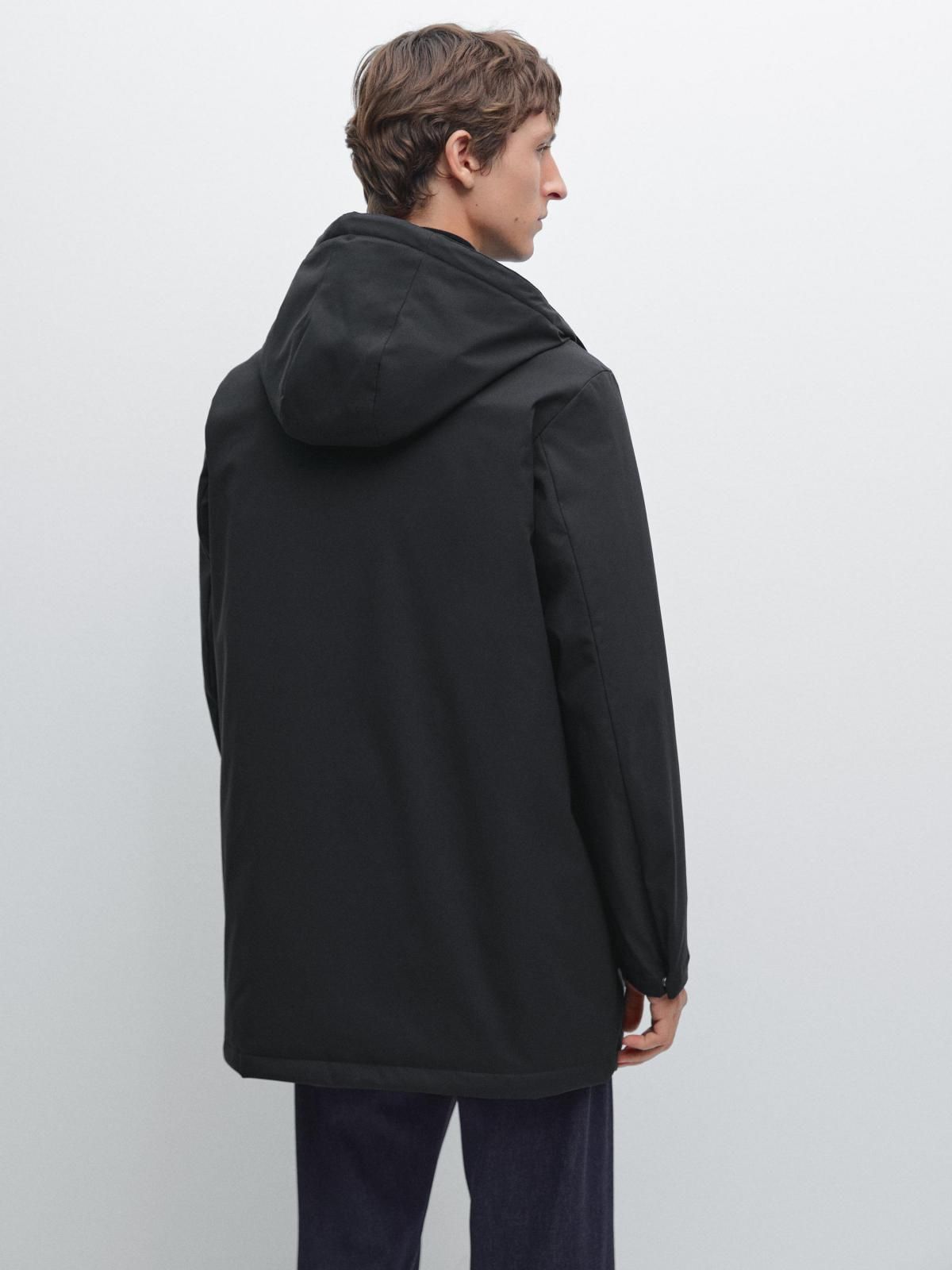 마시모두띠 테크니컬 경량 퀼팅 후드 파카 3108/403 NAVY BLUE - 상세 이미지 4
