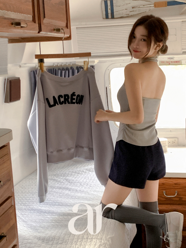 사계절활용 사이드 셔링 홀터 나시 ts4759 - 상세 이미지 4