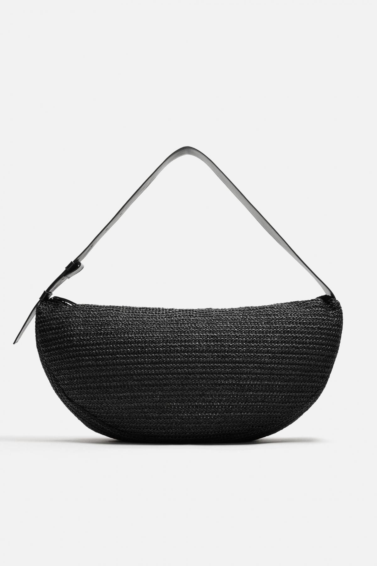 자라 브레이드 베이직 블랙 숄더백 3120/620 BLACK - 메인 이미지