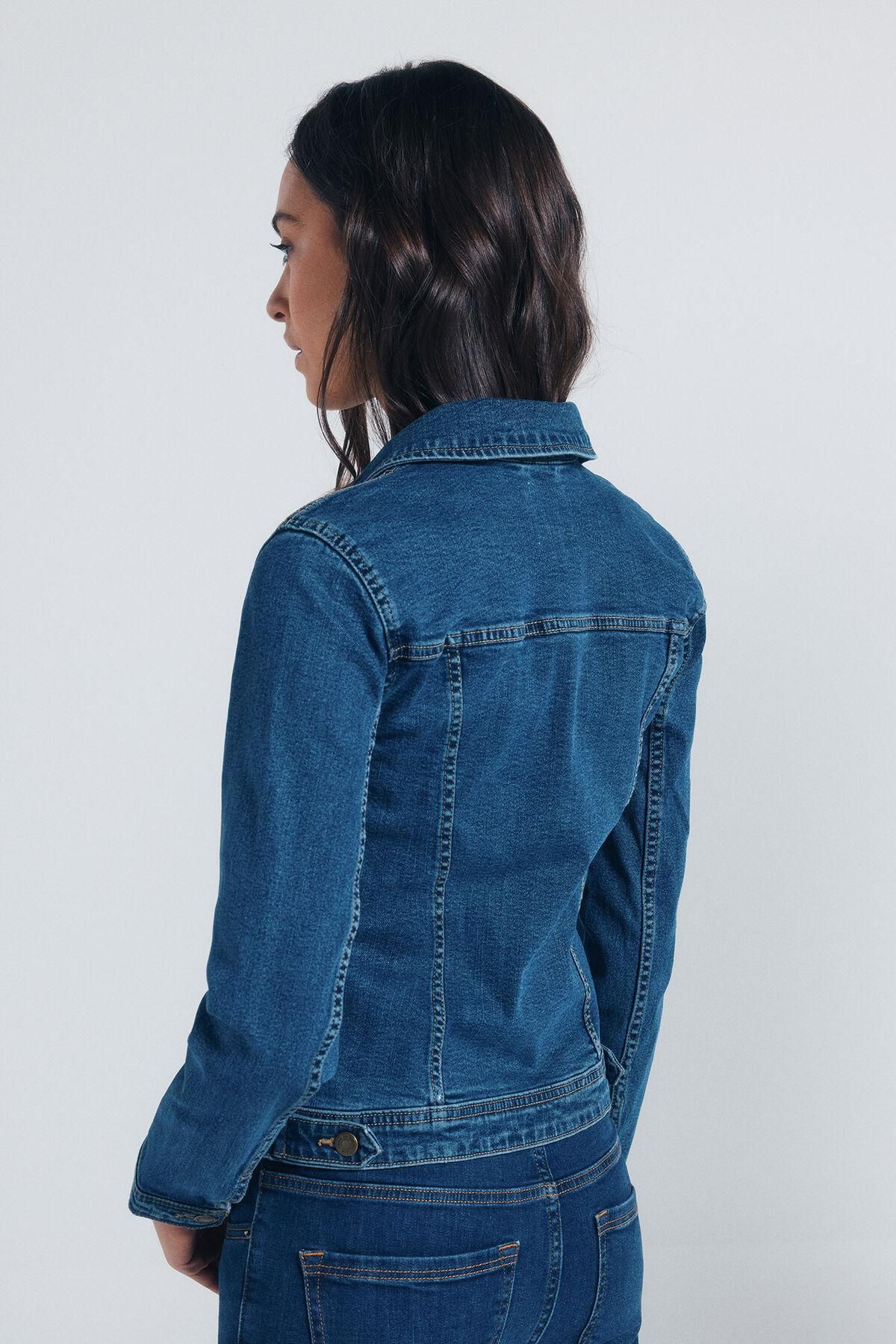 스프링필드 테크니컬 코튼 데님 자켓 8272804 AZUL - 상세 이미지 4