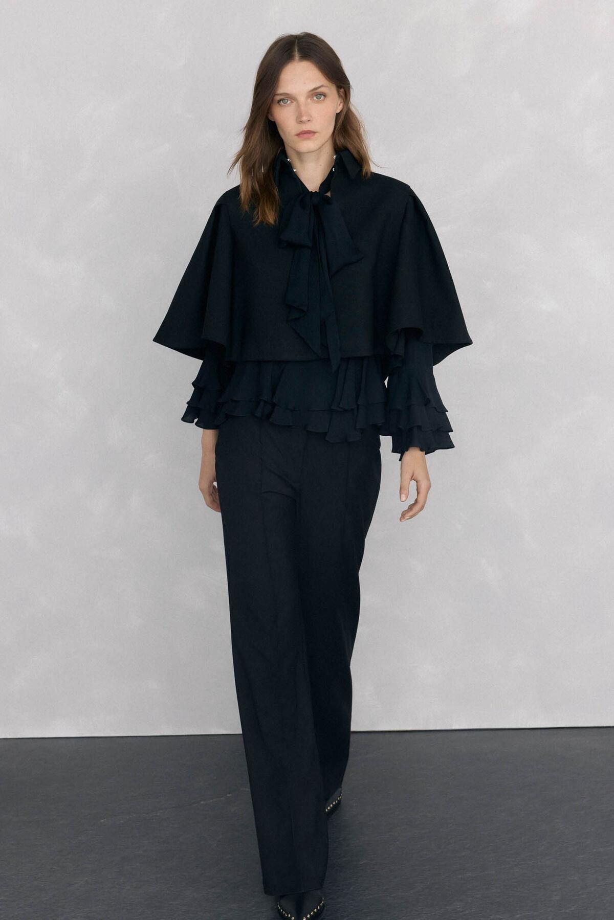 페드로 델 이에로 테크니컬 플레어 롱 슬랙스 팬츠 7602533 NEGRO - 상세 이미지 2