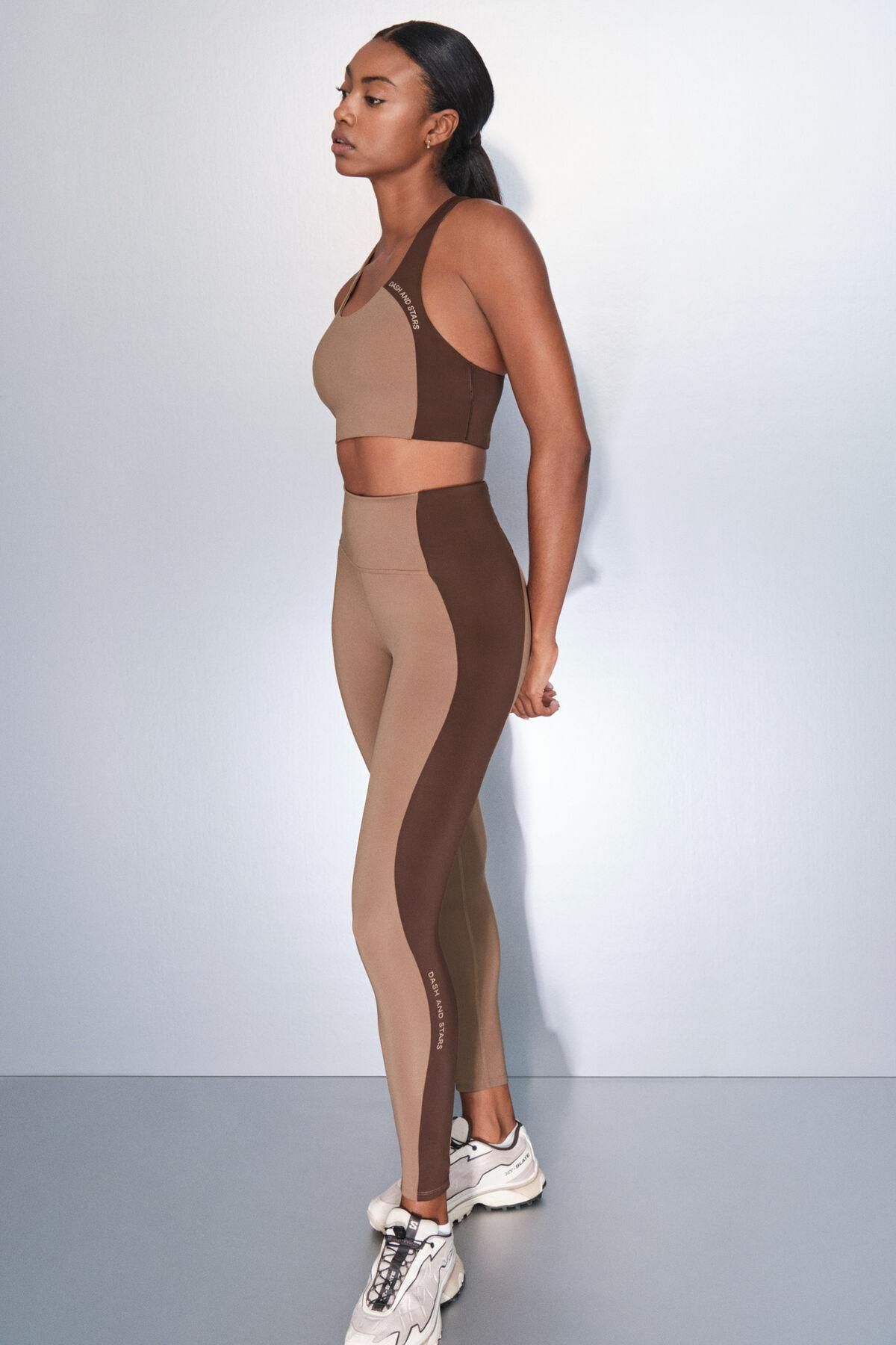 대시 앤 스타즈 테크니컬 4D 스트레치 컬러블록 레깅스 5172057 NUDE - 상세 이미지 2