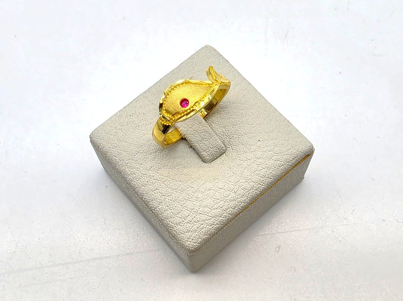 24K 순금 3.75g(1) 고래 Q 여성 반지 - 상품 이미지