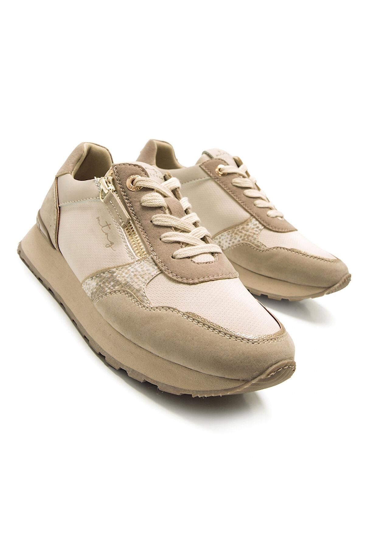 엠티엔지 테크니컬 베이지 카키 여성 스니커즈 1522589 BEIGE - 상세 이미지 4