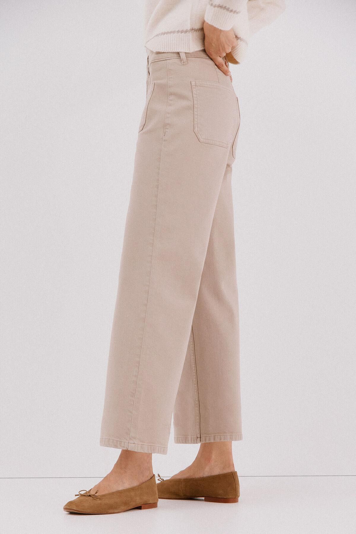 꼬르떼피엘 와이드 하이웨이스트 포켓 면 팬츠 9952134 ARENA - 상세 이미지 2