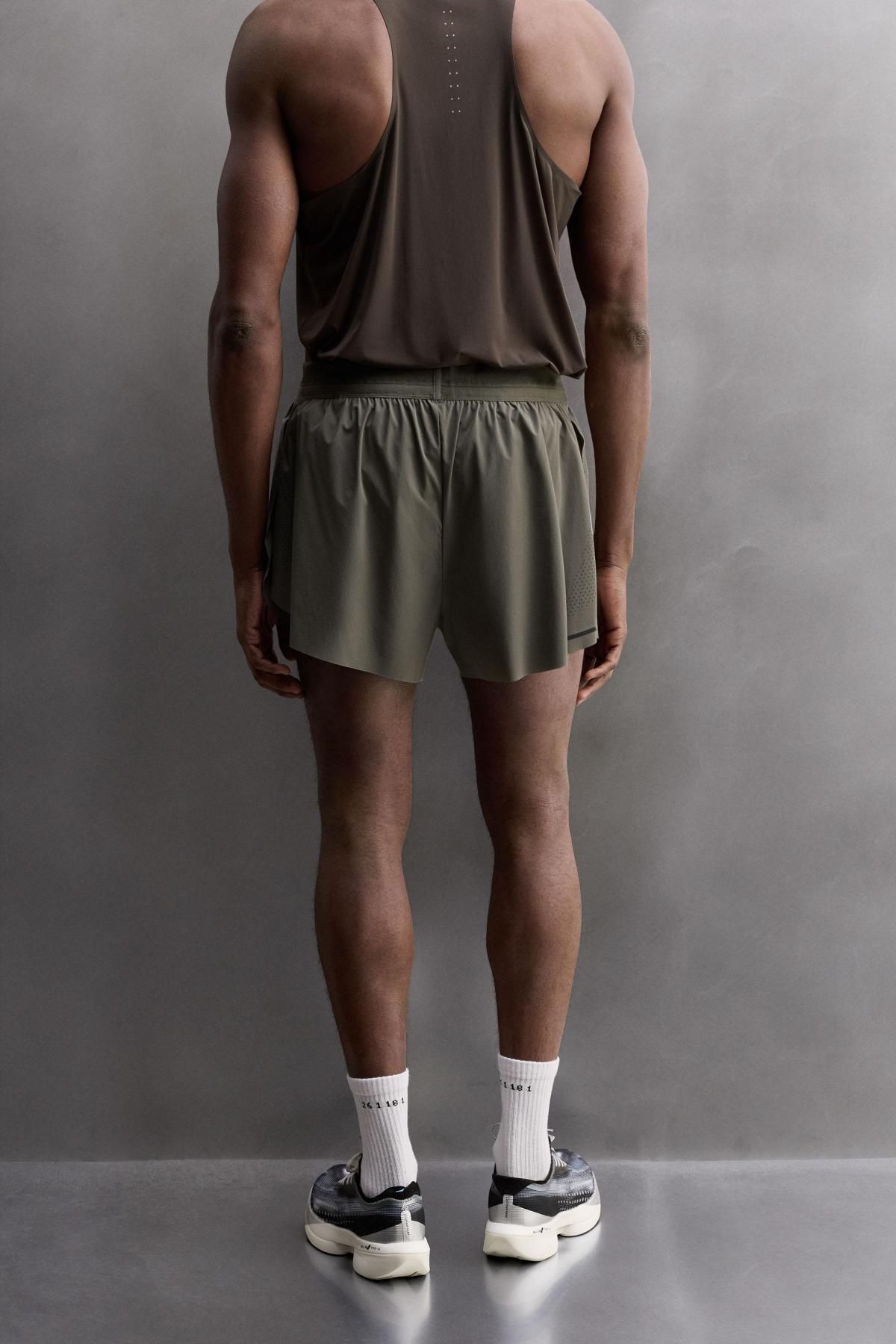 자라 테크니컬 초경량 러닝 숏팬츠 4387/414 TAUPE GREY - 상세 이미지 4