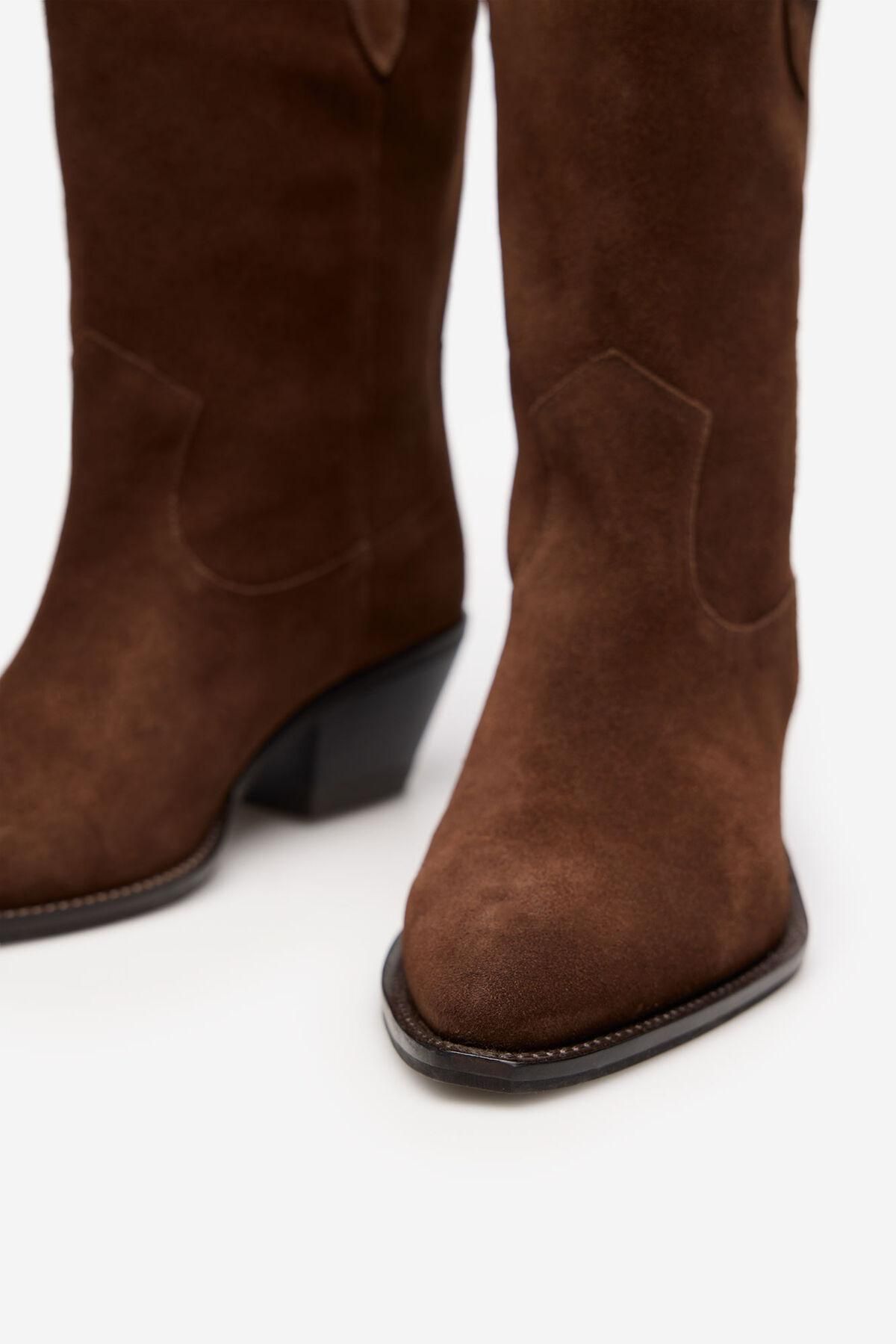 꼬르떼피엘 웨스턴 스웨이드 미들부츠 브라운 8172348 MARRON OSCURO - 상세 이미지 5